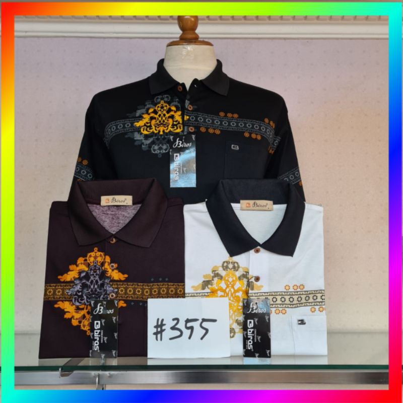 kaos biros 355 ksis lengan pendek