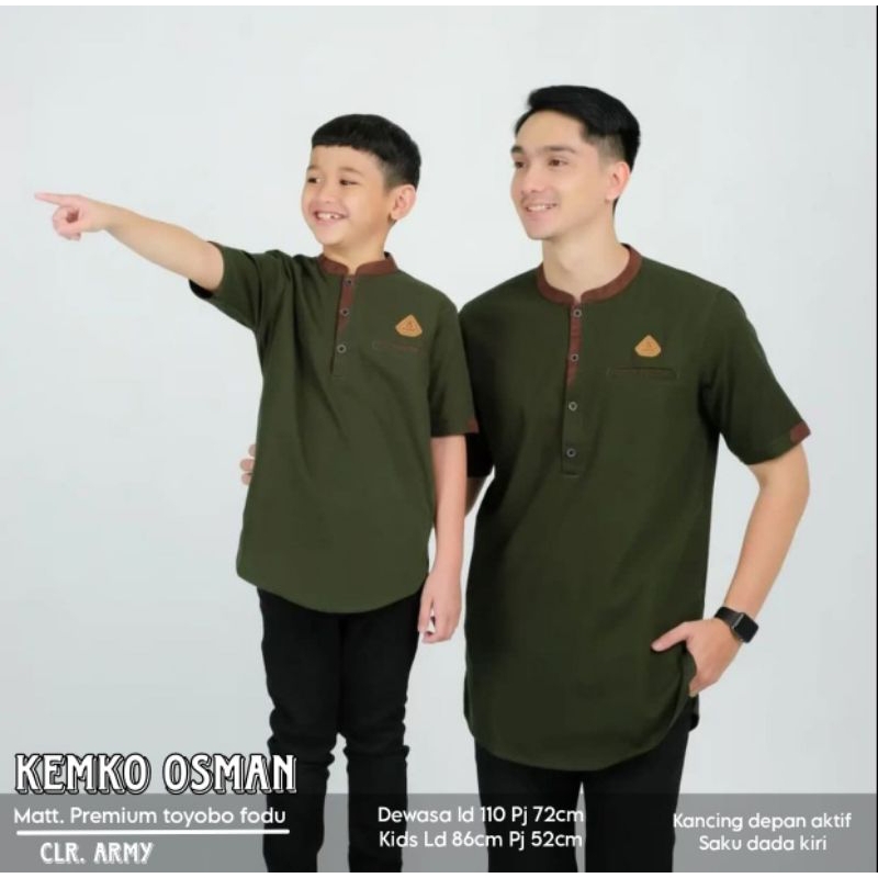 KURTA OSMAN COUPLE BAPAK DAN ANAK TERBARU