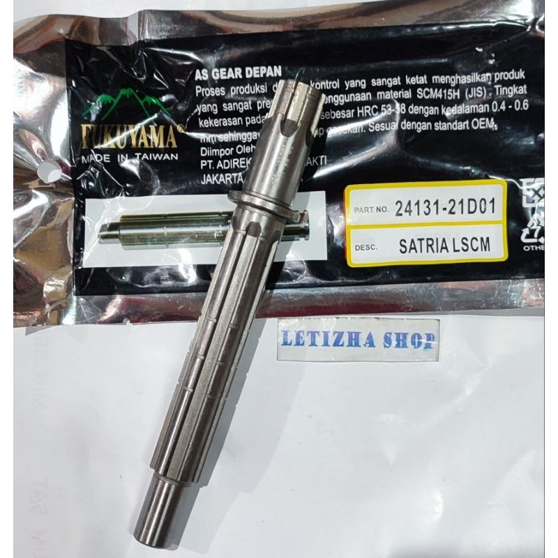 AS GIR GEAR DEPAN SATRIA 2TAK AS GEAR DEPAN SUZUKI SATRIA 2TAK RU120 HIU/LUMBA FUKUYAMA
