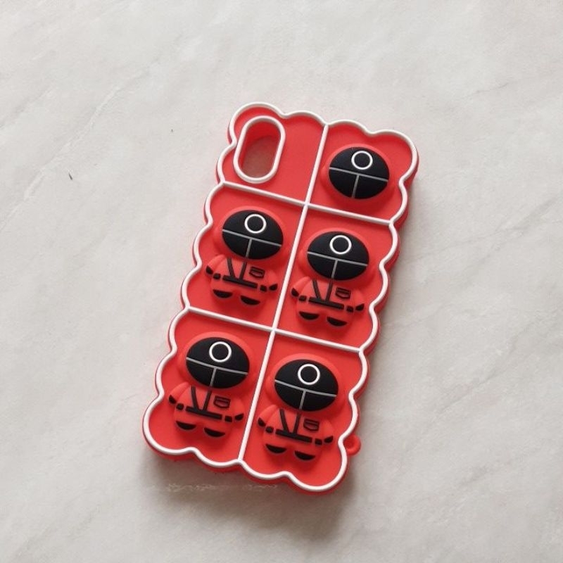 Case Iphone XS Max softcase silikon jellycase pop it push bubble fidget case