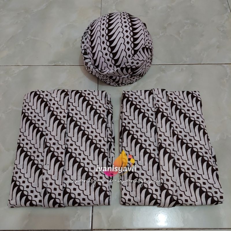 Baju Prewedding / Baju Couple Adat Jawa - Hewes Hijau (FREE BENGGOL BESKAP)