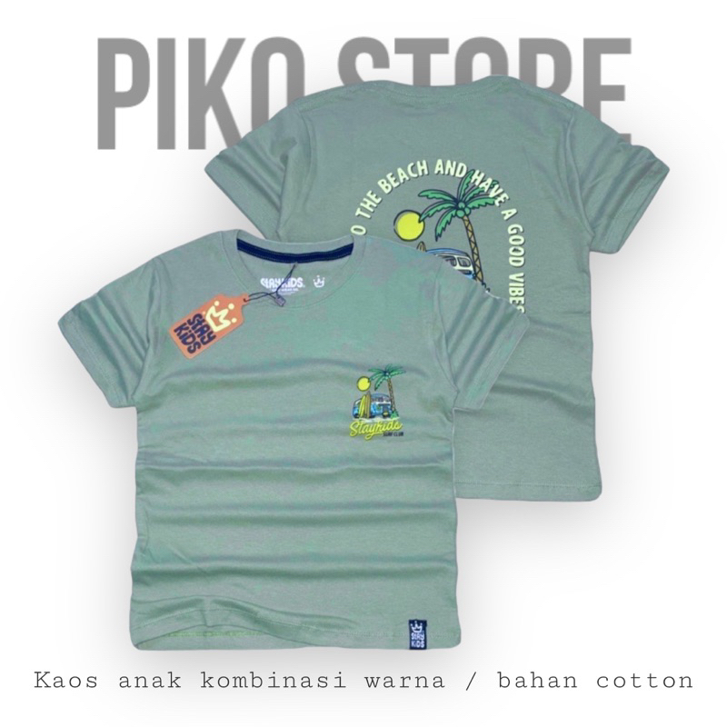 Piko baju kaos distro anak laki-laki usia 1-12 tahun / Baju kaos anak / Distro anak laki laki