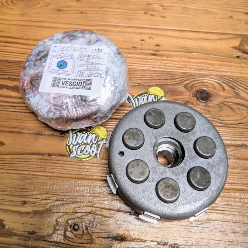KOPLING SET VESPA EXCEL PER 7 VESGIO KOPLING ASSY VESPA 21T