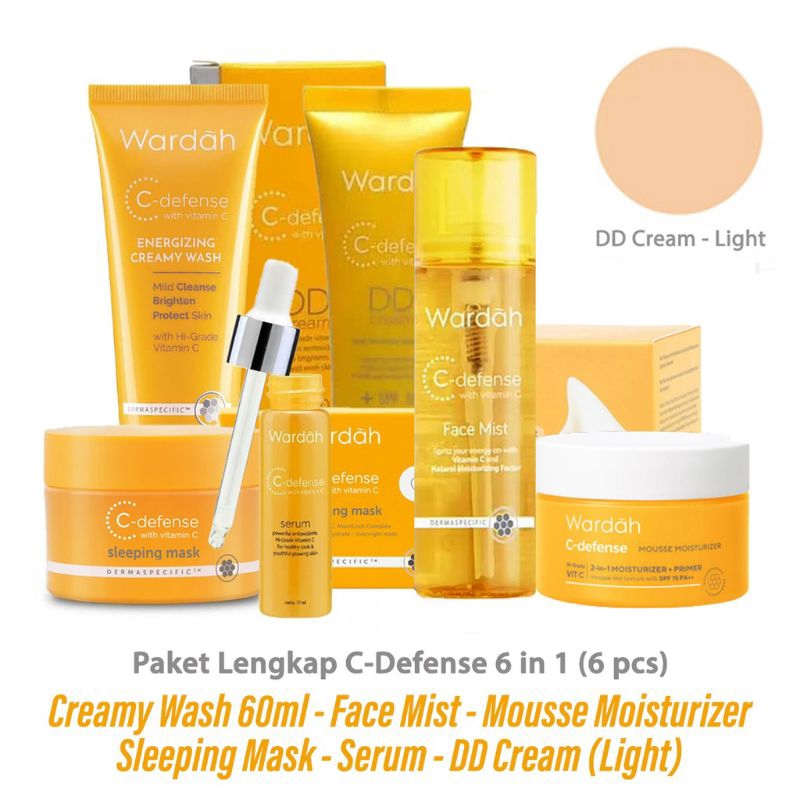 Paket Wardah C Defense Series Lengkap
