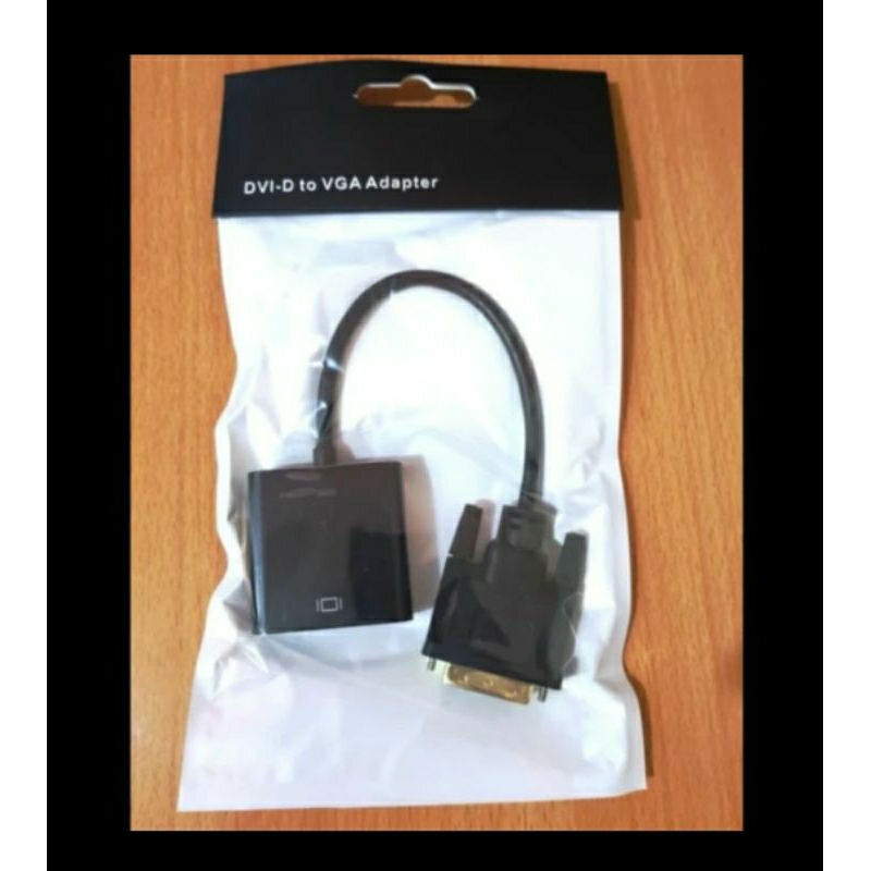 [COD] CONVERTER KONEKTOR AKTIF DVI D 24+1 MALE DUAL LINK TO VGA FEMALE ADAPTER