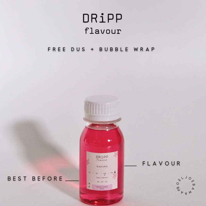 Dripp Sakura Syrup Repack [30, 50, 100] g