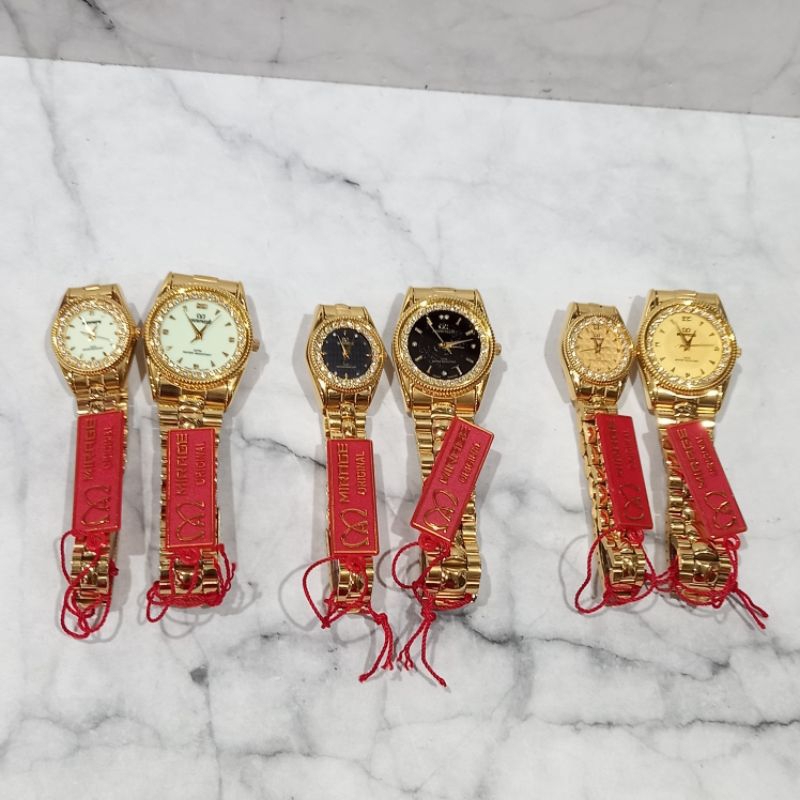 (Toko Ricoh) Jam Tangan Mirage Wanita Besar Kecil