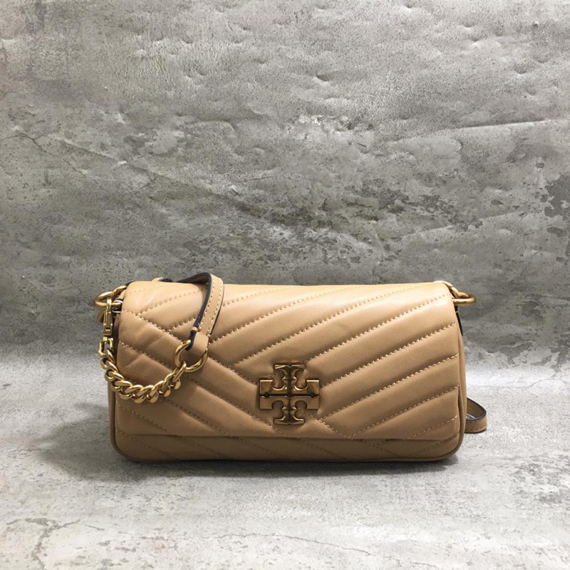 TB Kira Chevron Small Flap Shoulder Bag