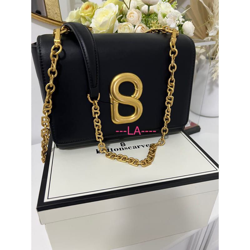 PRELOVED Alva bag BUTTONSCARVES Black