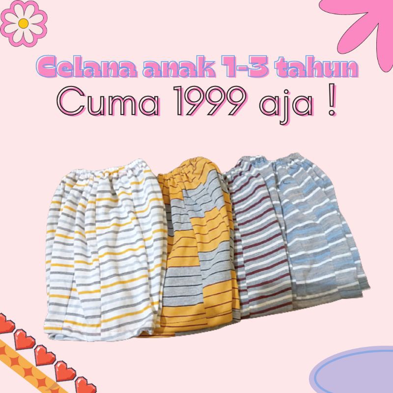 CELANA ANAK BALITA CELANA ANAK 3 TAHUN 2 TAHUN 1 TAHUN CELANA ANAK PEREMPUAN CELANA ANAK LAKI LAKI C