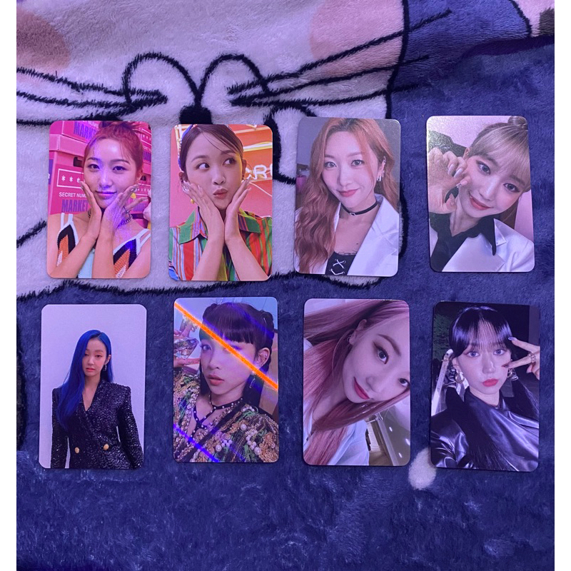 Secret Number Photocard Benefit Doomchita & Fire Saturday Dita Jinny Soodam Lea Minji Zuu