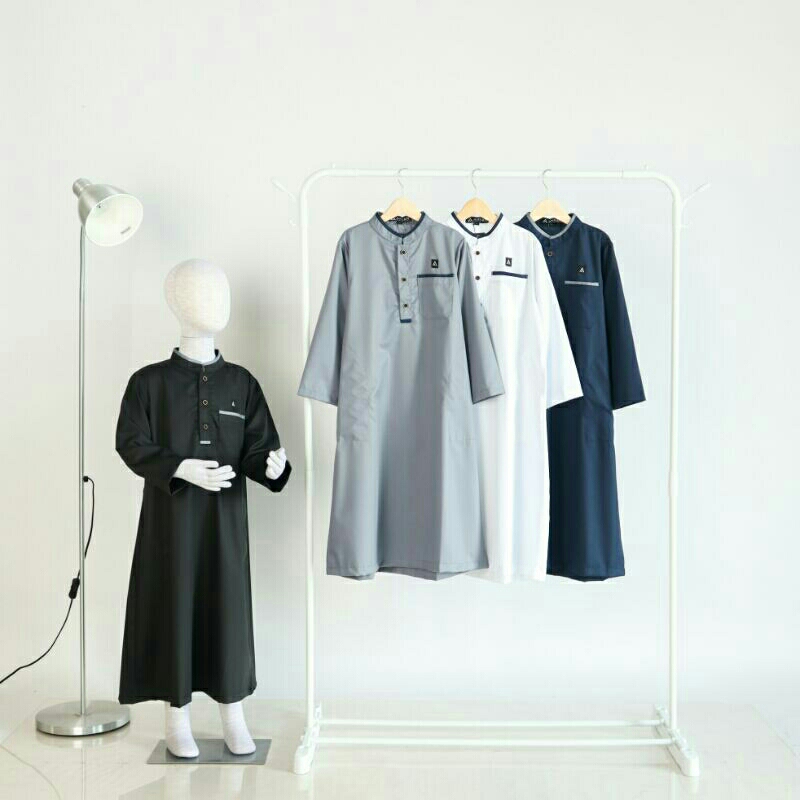 Jubah Anak Premium Lengan Panjang AHSAN Kids Series Original