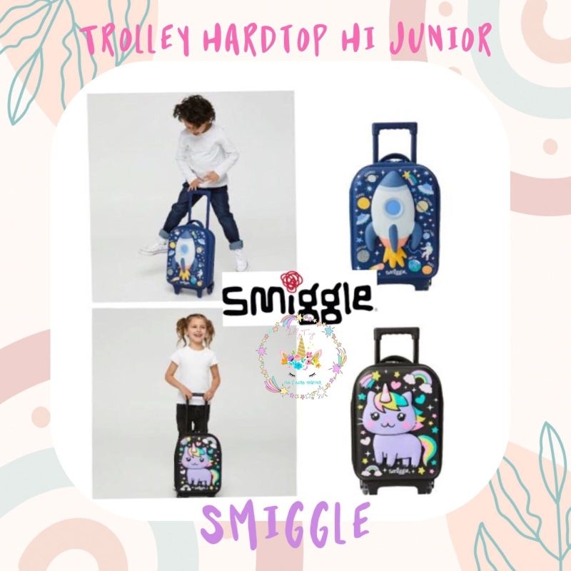 SMIGGLE TROLLEY HARDTOP SCHOOL BAG ORIGINAL TAS SEKOLAH TROLI SMIGGLE ANAK SD