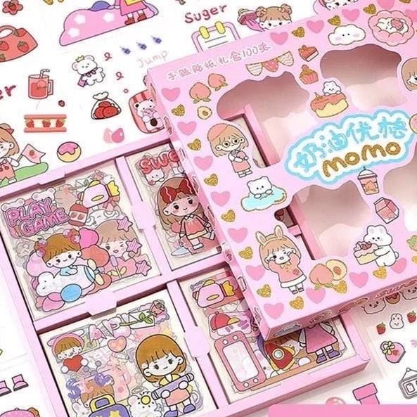 

COD-Stiker Motif Kartun Korea Lucu Anti Air /Dekorasi Handbook Scrapbook DIY/Stiker kartun tahan air PET ISI 25 PCS