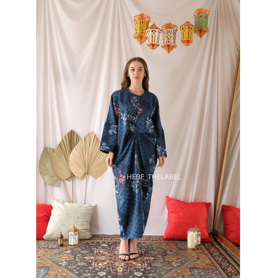 Fizza Kaftan  Dress Pakaian Lebaran Idul Fitri Wanita