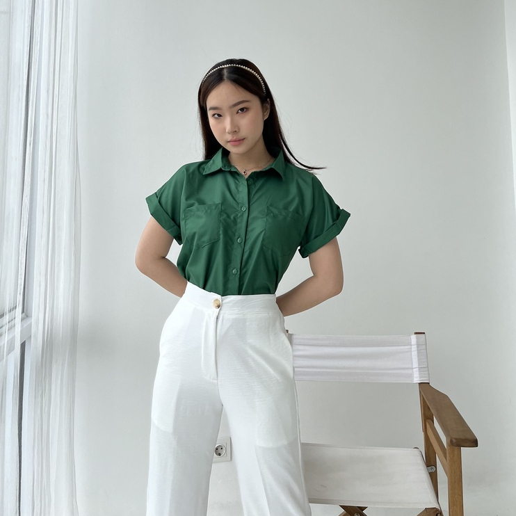 Sierra Blouse / Korean Casual Top / Blouse Wanita