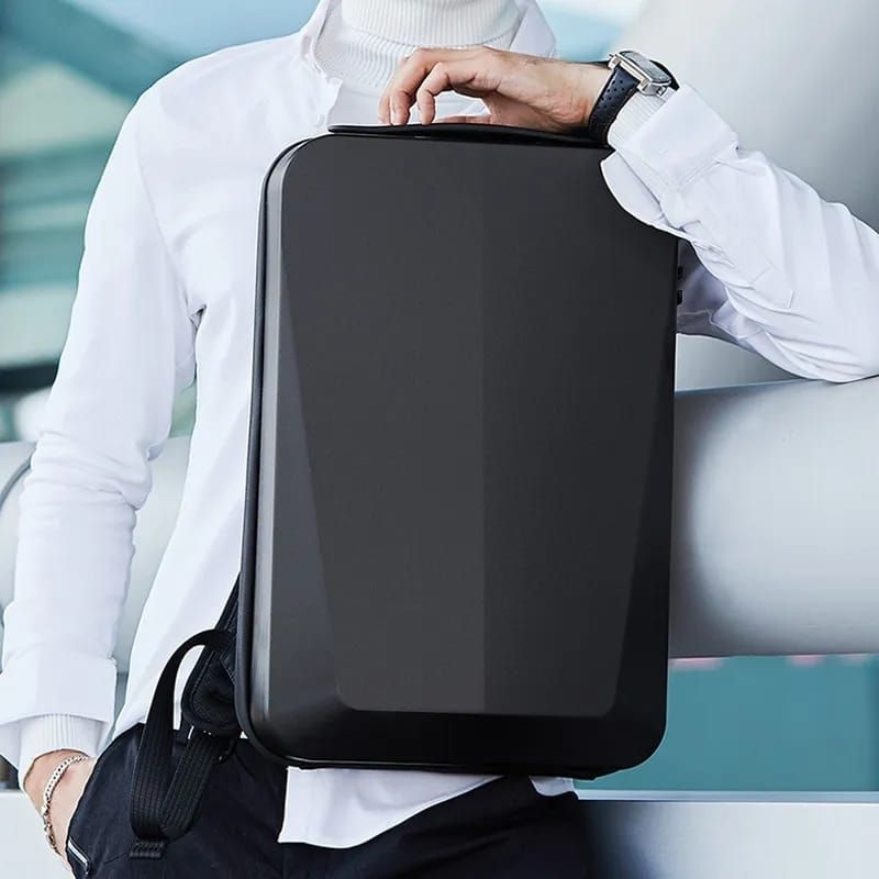 Tas anti maling merk BANGE tas laptop 15.6 inch dengan 3 warna Black gold dan silver