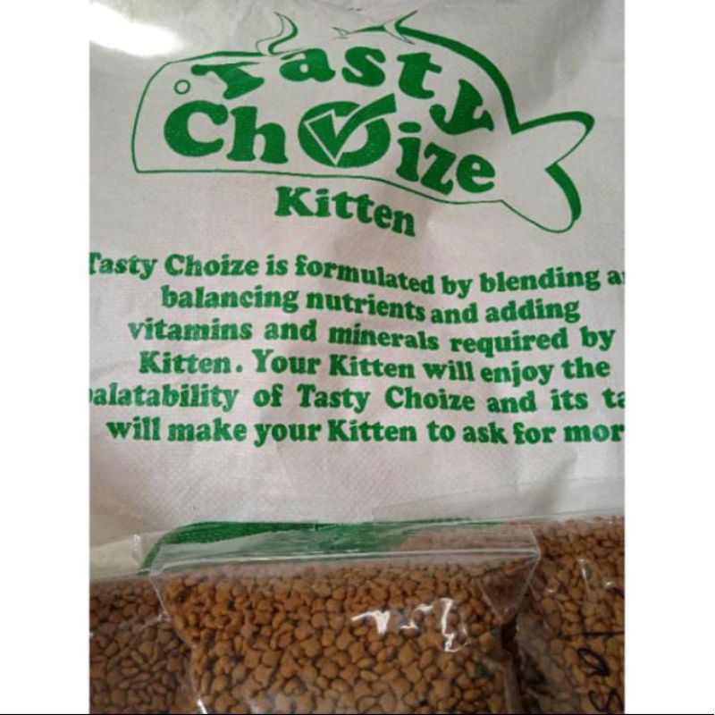 Tasty Choize Kitten Tuna 20kg (Go-jek only) makanan kucing anakan rasa tuna tasty choize