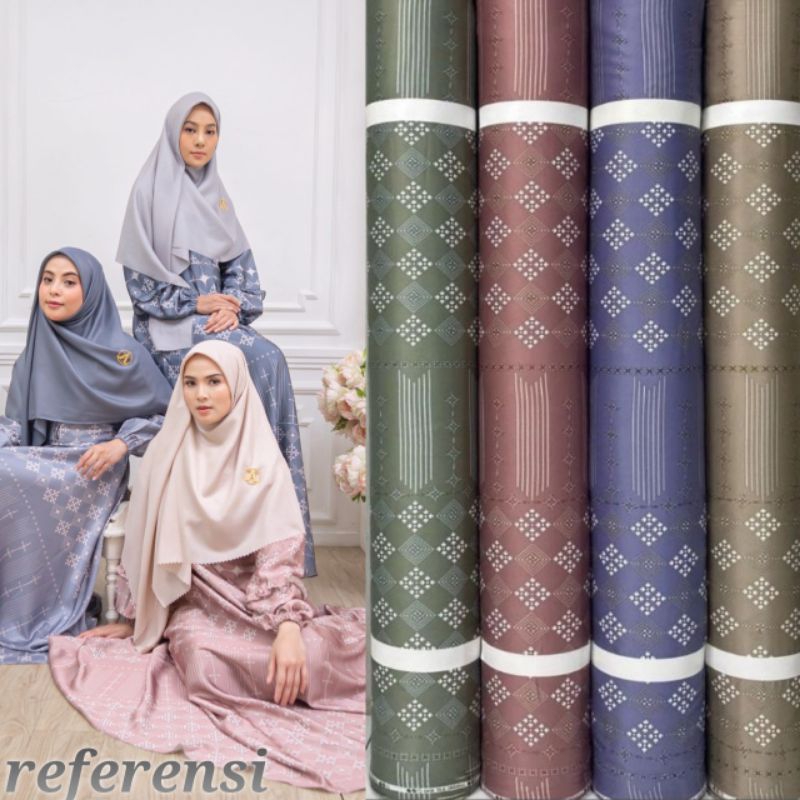 Kain Dr Silk Motif Ethika harga setengah meter