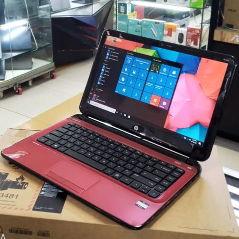 Laptop leptop second bekas hp ram 4gb generasi baru slim siap pakai ram 4 gb 2jutaan