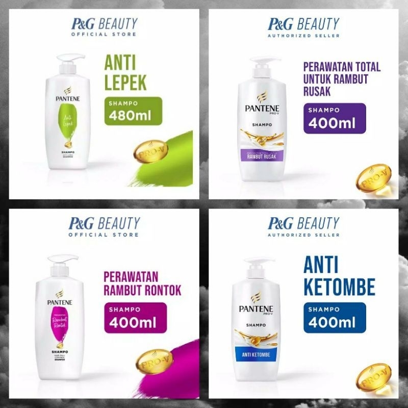 Pantene Shampoo 400 ml Murah All Variant/ Pantene Shampoo Botol 400 ml