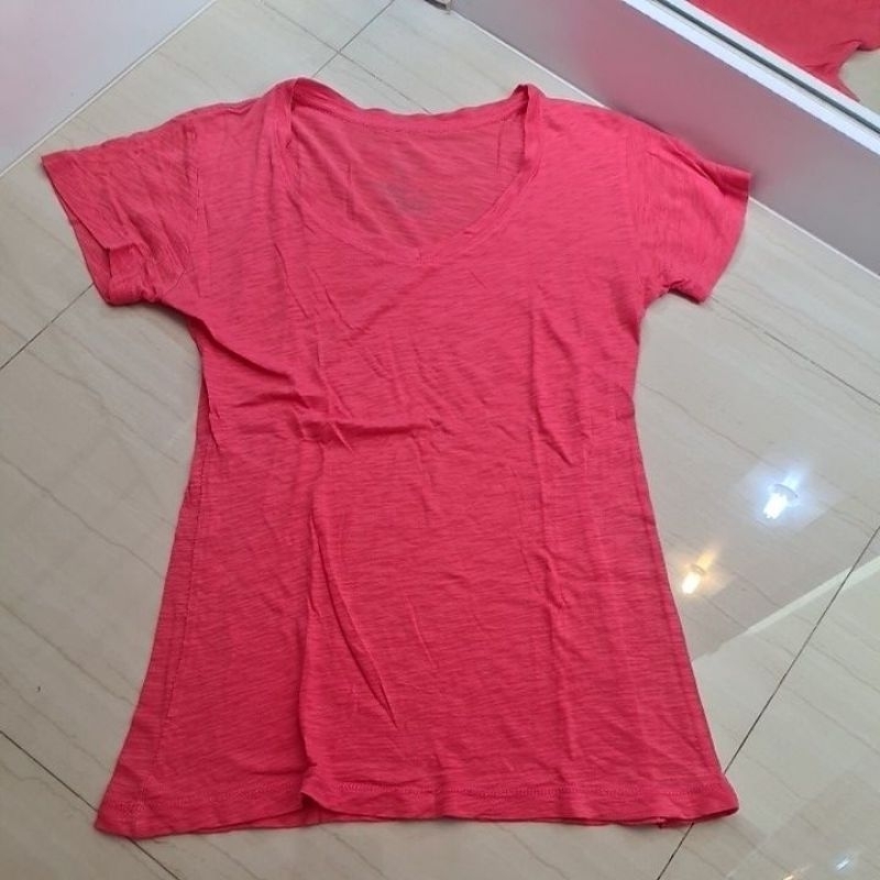 PRELOVED kaos tshirt pink t