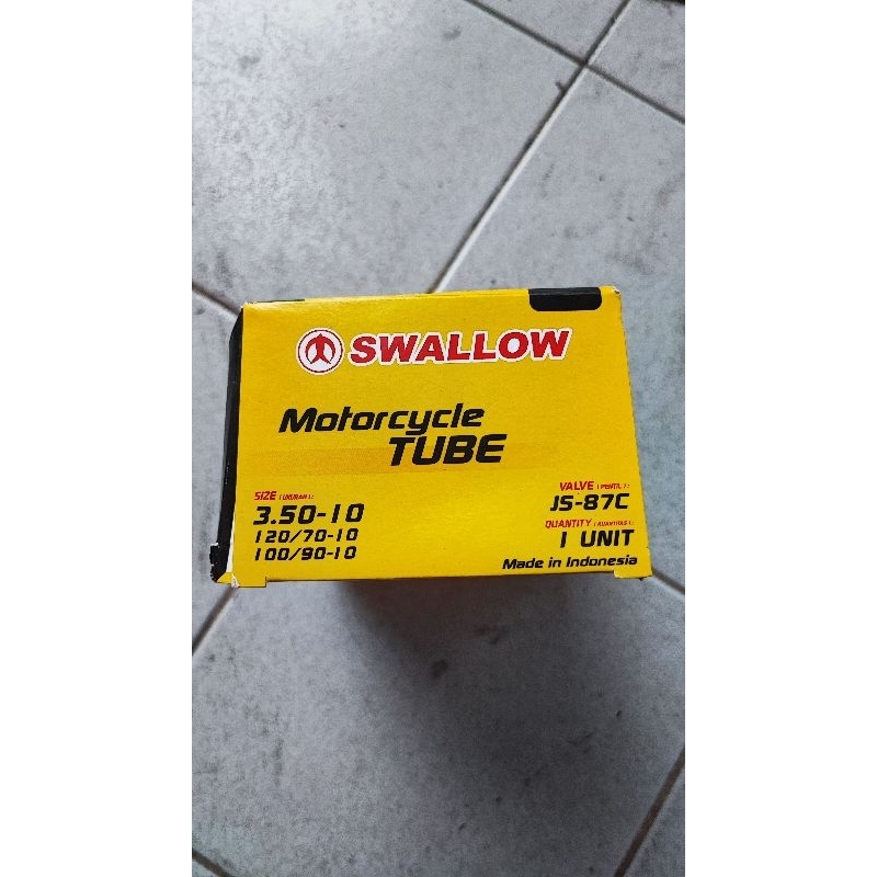 BAN DALAM SWALLOW 3.50-10 RING 10 350-10 Vespa Clasic