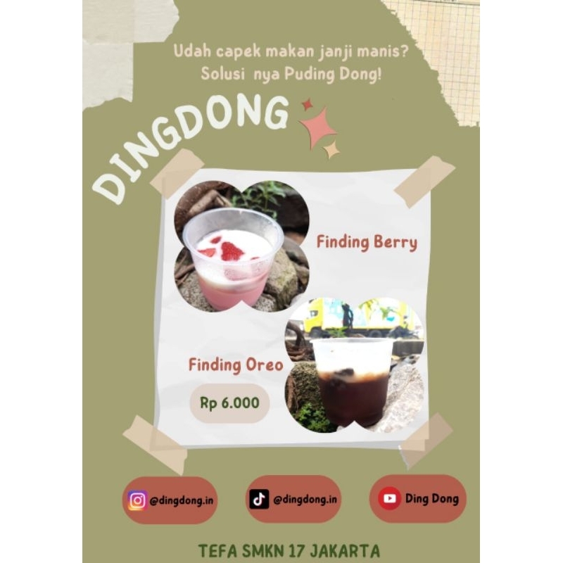 

Puding DingDong | Finding Berry | Strawberry | Dessert | Vla