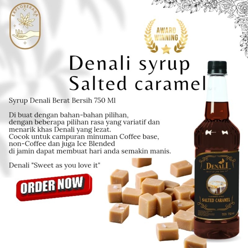 

Denali syrup rasa Salted Caramel 750ml