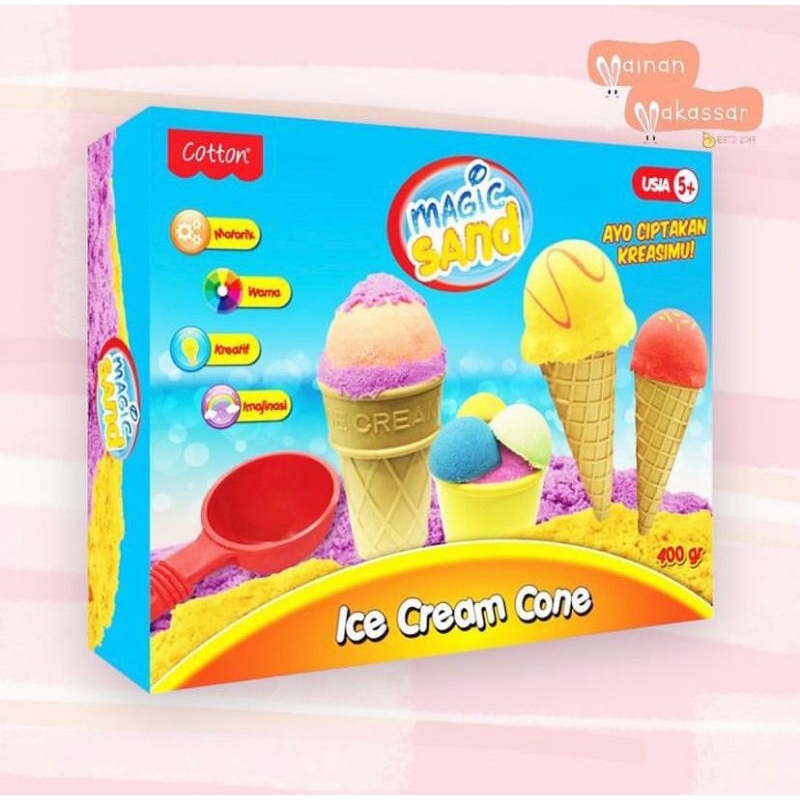 MAGIC SAND ICE CREAM CONE 49046