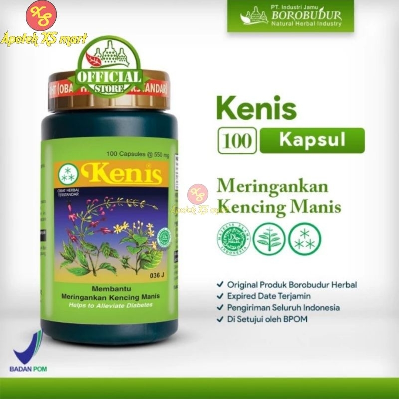 BOROBUDUR KENIS KAPSUL - MEMBANTU MERINGANKAN DIABETES KENCING MANIS