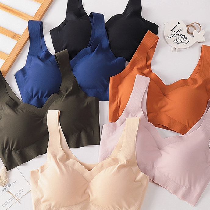 YOROYAL Bra seamless BH Pakaian dalam Wanita Tanpa kawat Bra Push up