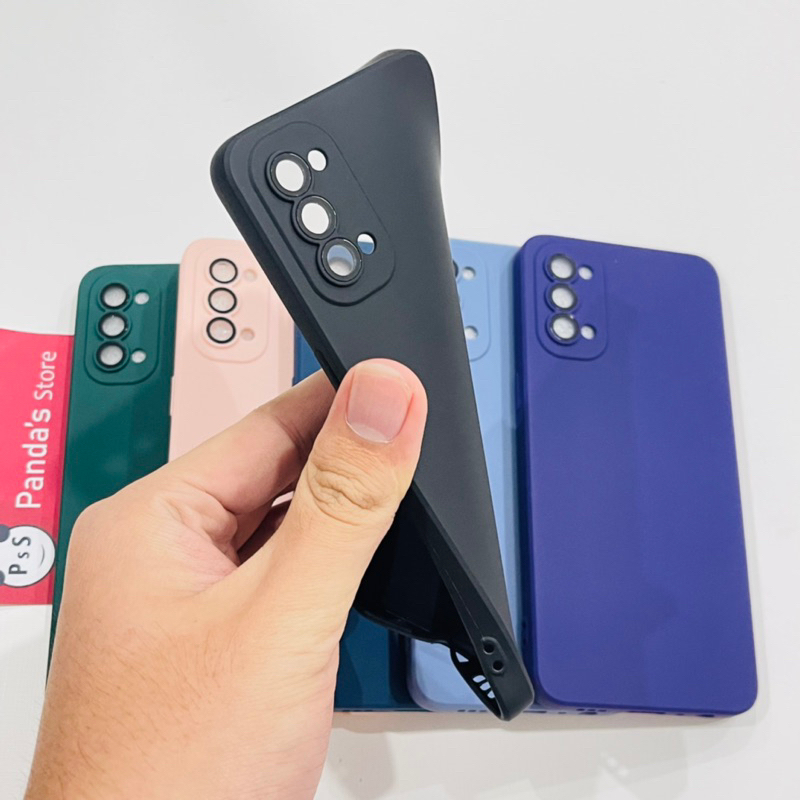 Case Oppo Reno 4 Lenspro Makaron Full Color Softcase Pro Lensa