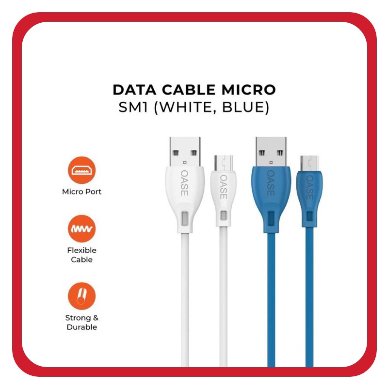 KABEL DATA MICRO USB FAST CHARGING 2A OASE SM1