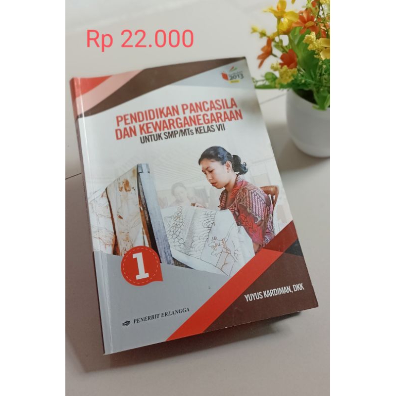 buku PPKN kelas 1 kelas 7 SMP MTS