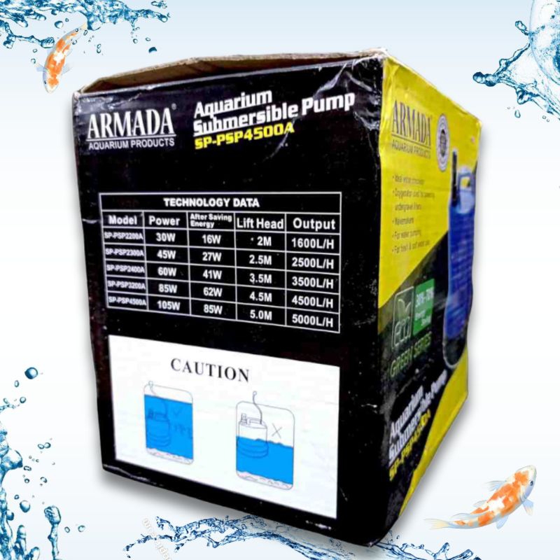 PROMO MURAH POMPA KOLAM SUBMERSIBLE ARMADA SP 4500A