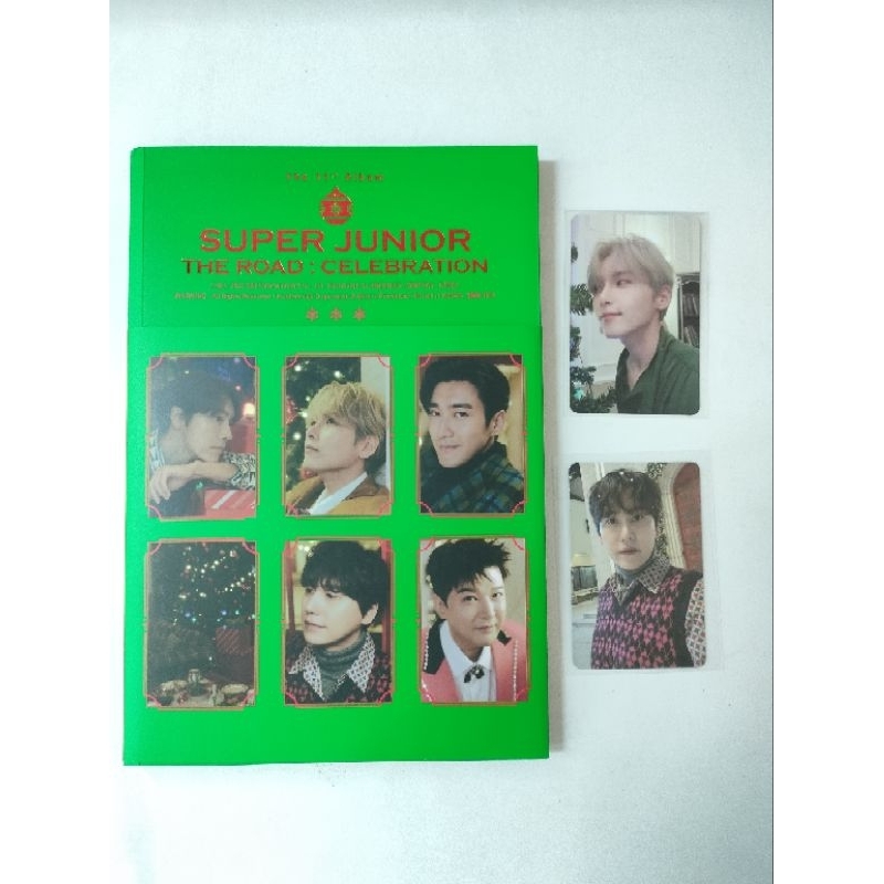 Album Super Junior The Road Celebration - Tree Vers (photocard pc kyuwook) Suju Yesung, Kyuhyun, Rye