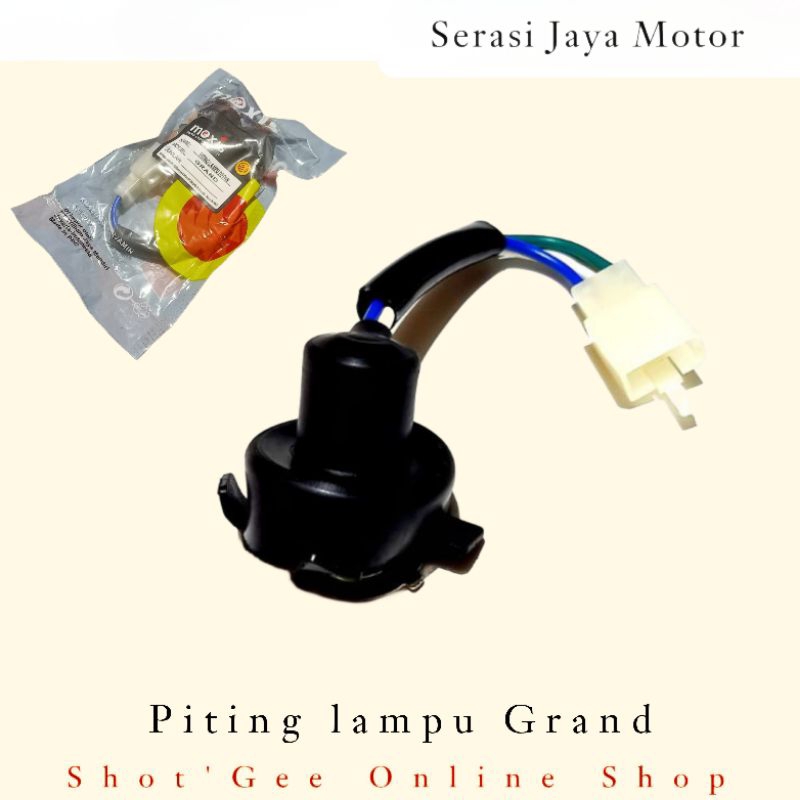 SOKET FITING PITING LAMPU DEPAN GRAND/SUPRA/FITNEW/SUPRA X125