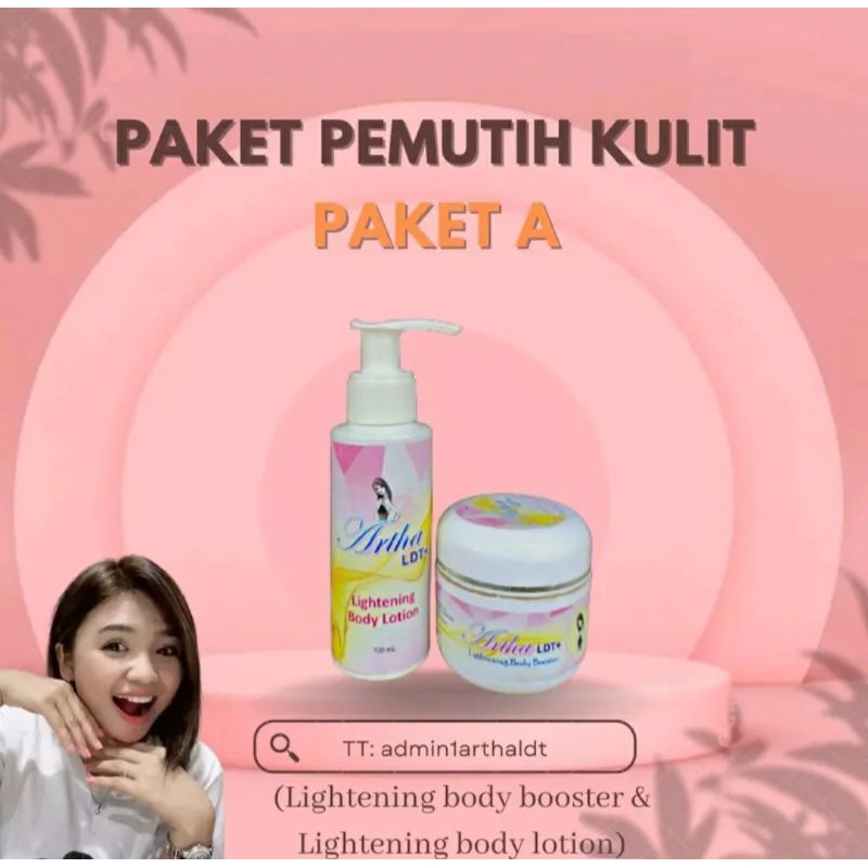 ARTHA LDT+ BPOM LOTION & BOOSTER PEMUTIH BADAN