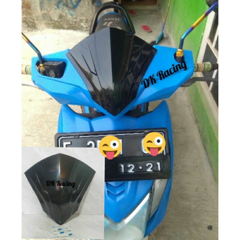 VISOR BEAT FI ESP 2014 2015 2016 MODEL TERBARU WINDSHIELD BEAT FI ESP 2014 2015 2016 MODEL TERBARU