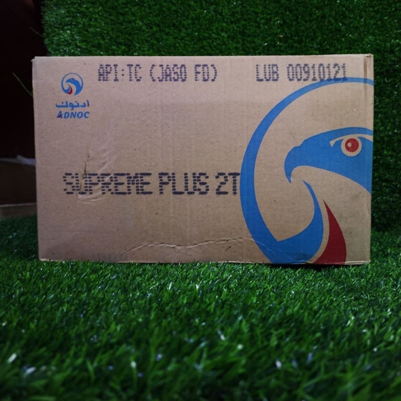 Adnoc Supreme Plus 2T Full Synthetic API TC JASO FD 1 Dus/12 Liter