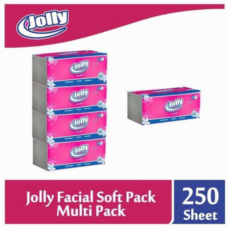 TISSUE JOLLY 4PCS 250sheets