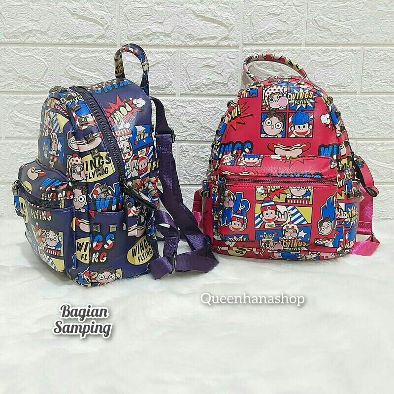 New Tas Ransel Anak Motif Keren 1819