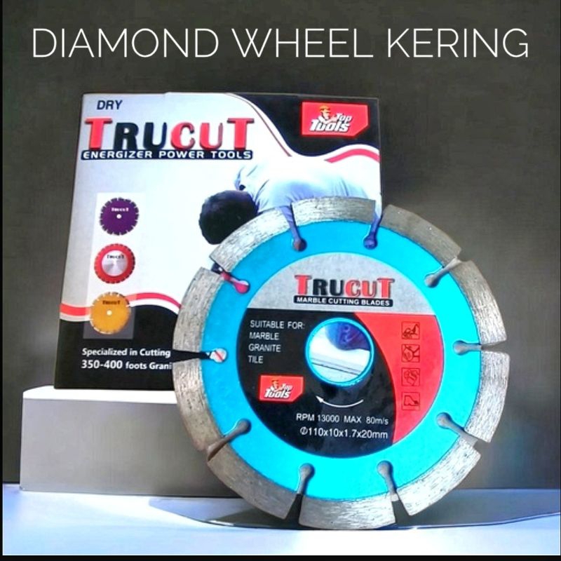 Diamond Wheel Kering Trucut Pisau Potong Granit