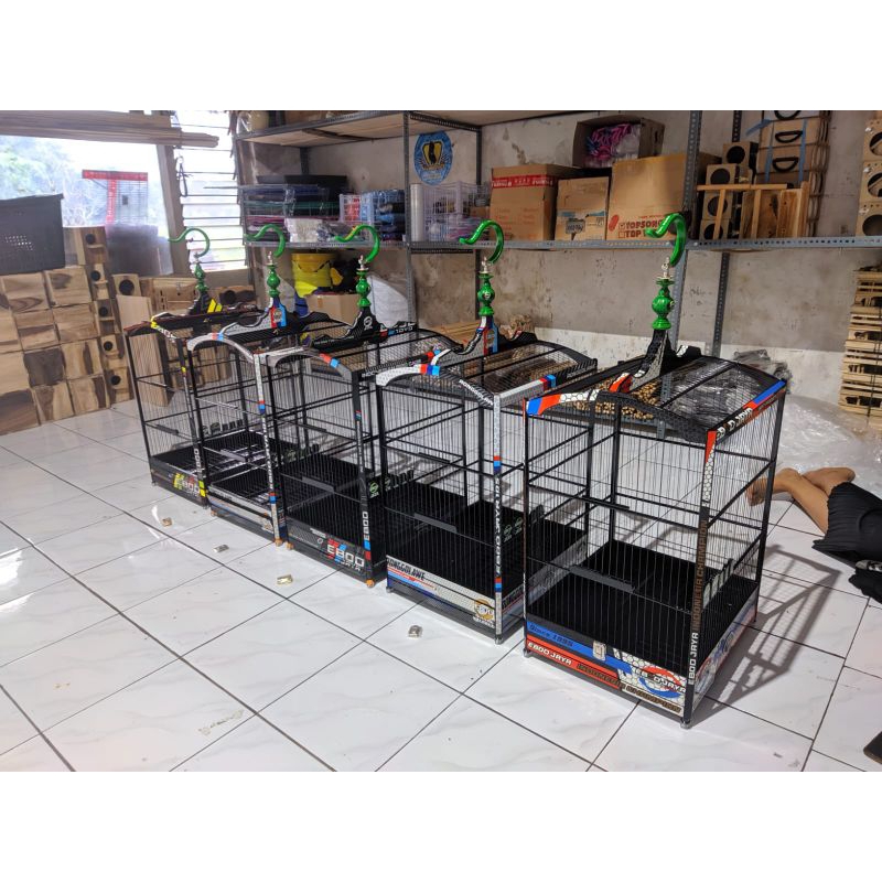 Sangkar Cucak Ijo Kenari Ebod Jaya No.2 Full Fiber Sangkar Ebod Jaya Rongga Lawe