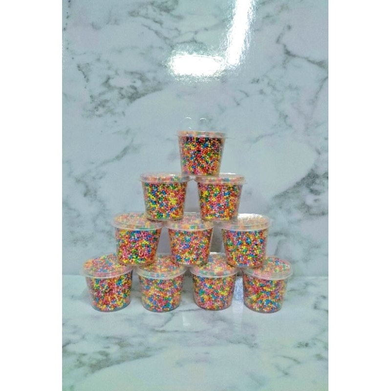 

Trinik warna cup /sprinkle/ sprinkel /sprinkles/ trimit/ trimits / mutiara warna warni