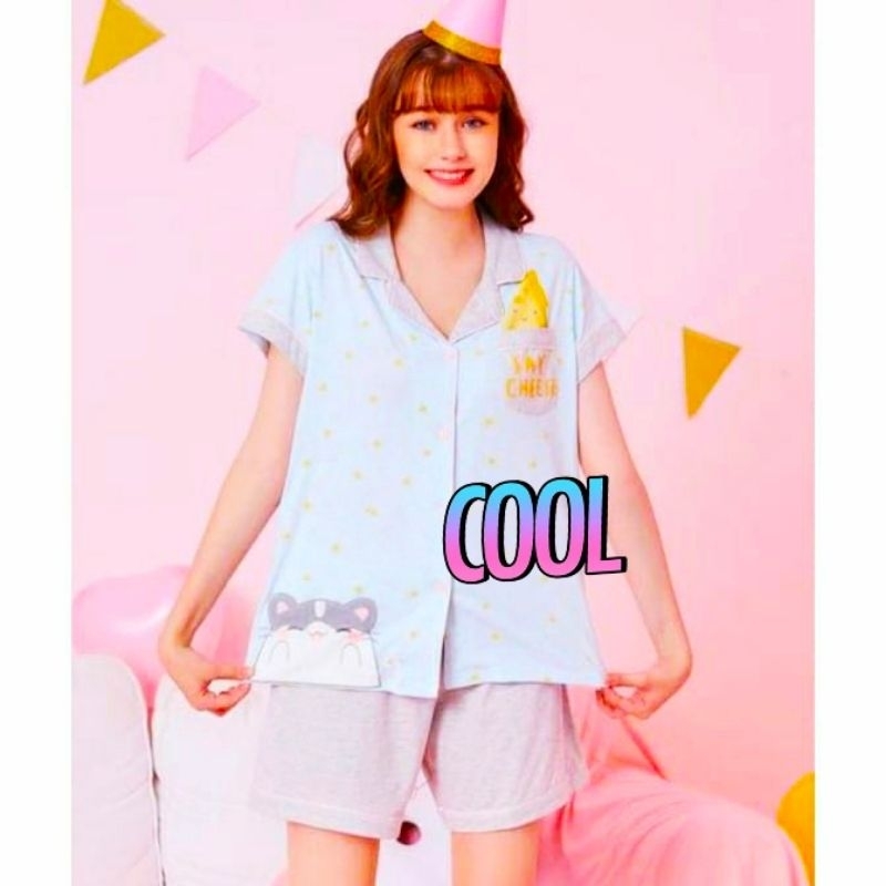 Setelan 654 Baju Tidur Piyama Young Hearts