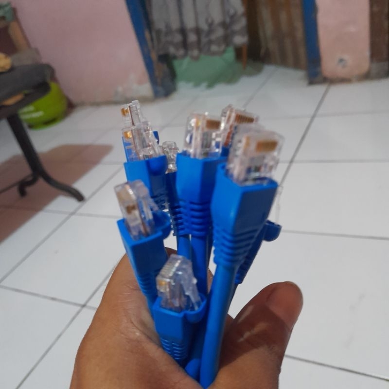 LAN SERVER PANJANG 10 CM / 20 CM / 30 CM COMSCOPE BLUE