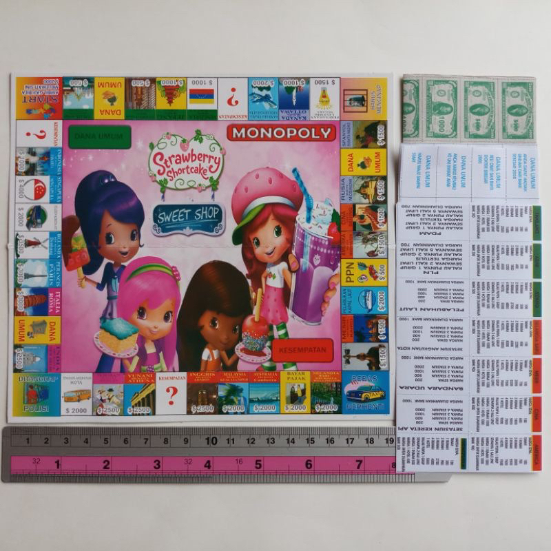 mainan monopoli kecil / monopoly / mainan keluarga / mainan jadul 90 an / monopoli internasional / monopoli 5 in 1