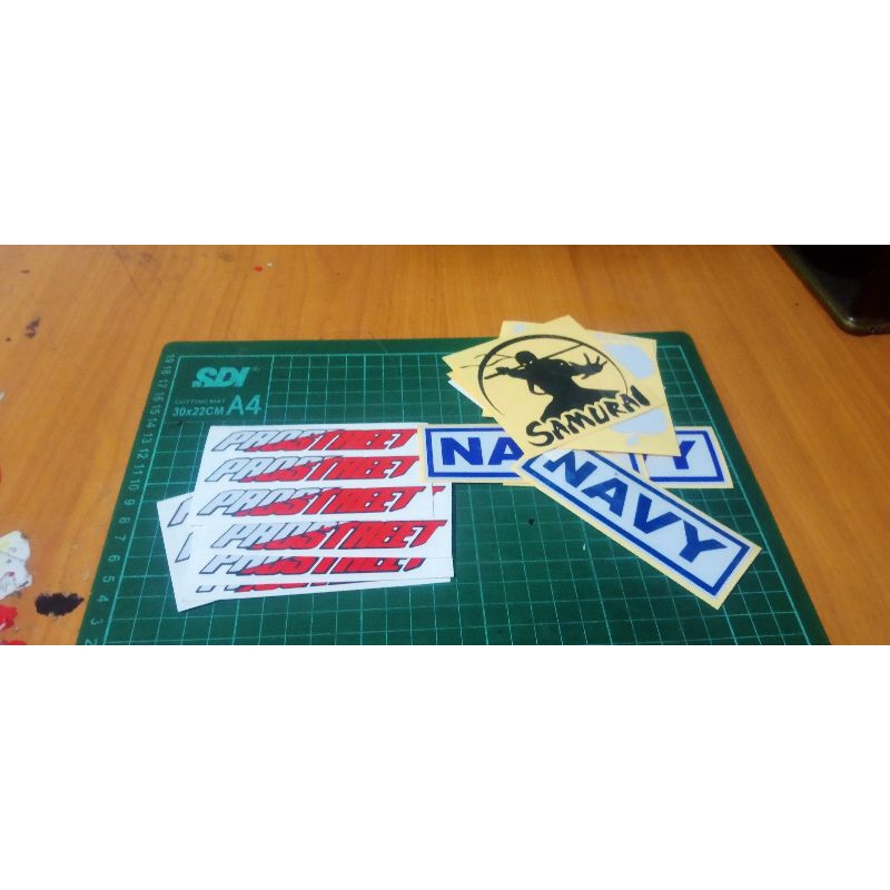 cuting sticker motor
